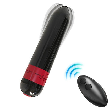 ARMONY - ROCKET VIBRATOR BULLET REMOTE CONTROL BLACK - ToysByMonk