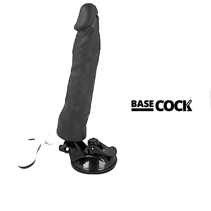 BASECOCK - REALISTIC VIBRATOR REMOTE CONTROL FLESH 21 CM -O- 4 CM - ToysByMonk