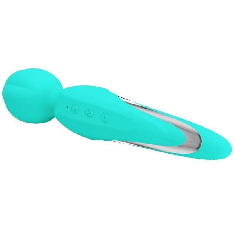 PRETTY LOVE - WALTER VIBRATOR WAND AQUA GREEN PRETTY LOVE FLIRTATION
