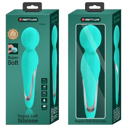 PRETTY LOVE - WALTER VIBRATOR WAND AQUA GREEN PRETTY LOVE FLIRTATION
