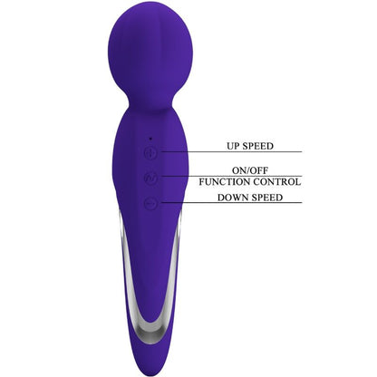 PRETTY LOVE - WALTER VIBRATOR WAND PURPLE - ToysByMonk
