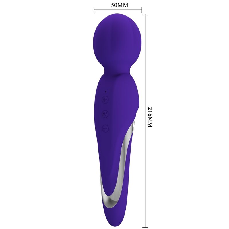 PRETTY LOVE - WALTER VIBRATOR WAND PURPLE - ToysByMonk