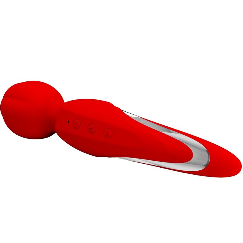 PRETTY LOVE - WALTER VIBRATOR WAND RED - ToysByMonk