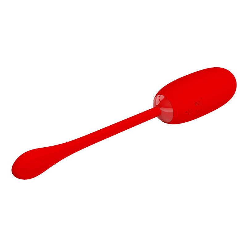PRETTY LOVE - JULIUS WATERPROOF-RECHARGEABLE VIBRATING EGG RED PRETTY LOVE SMART