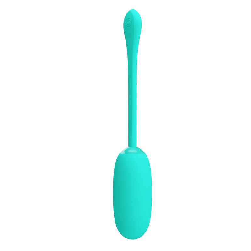PRETTY LOVE - JULIUS WATERPROOF-RECHARGEABLE VIBRATING EGG AQUA GREEN - ToysByMonk