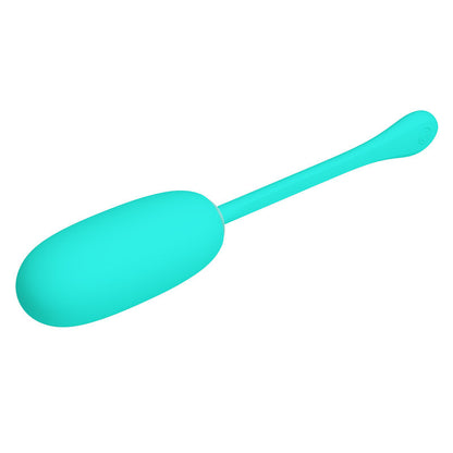 PRETTY LOVE - JULIUS WATERPROOF-RECHARGEABLE VIBRATING EGG AQUA GREEN PRETTY LOVE SMART