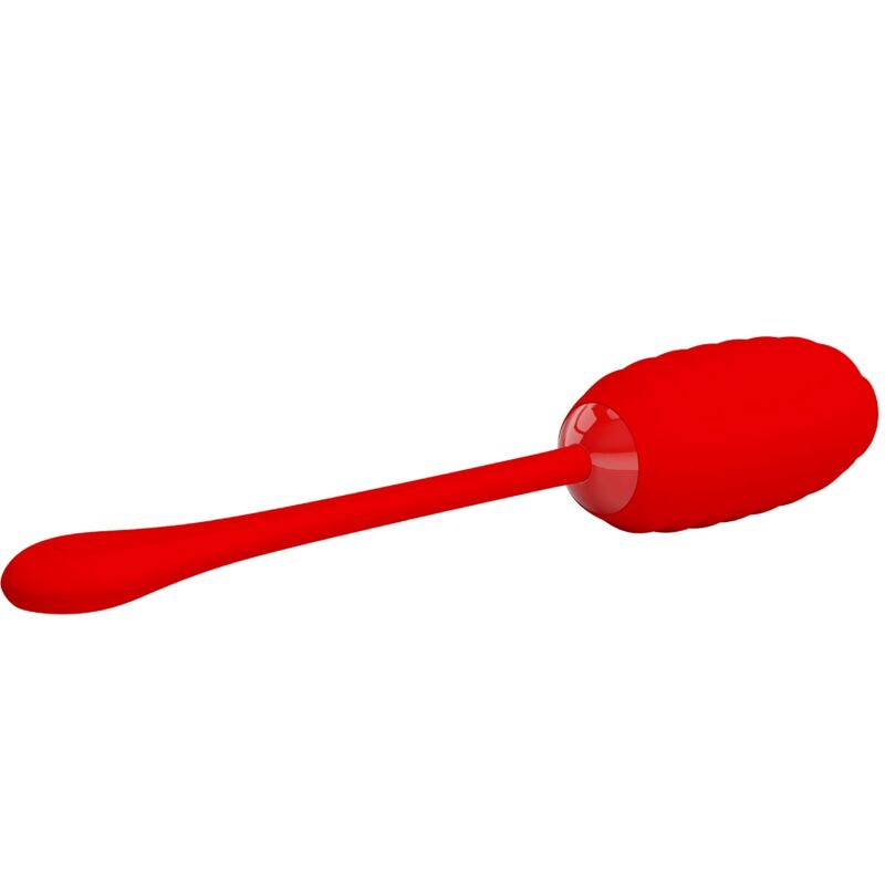 PRETTY LOVE - KIRK RECHARGEABLE VIBRATING EGG RED - ToysByMonk
