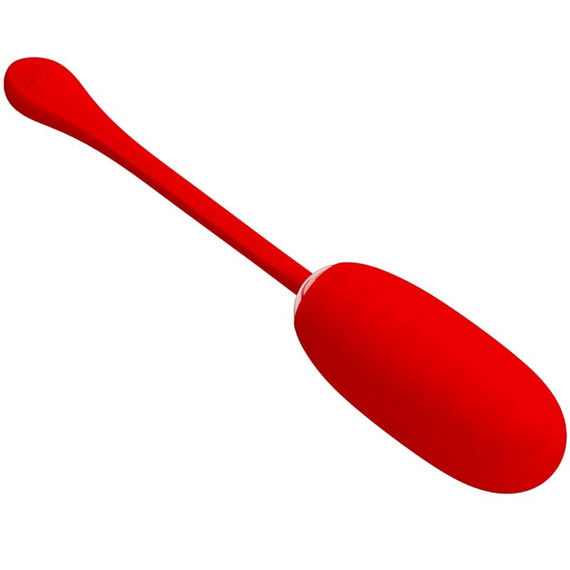 PRETTY LOVE - KIRK RECHARGEABLE VIBRATING EGG RED - ToysByMonk