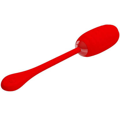 PRETTY LOVE - KIRK RECHARGEABLE VIBRATING EGG RED PRETTY LOVE SMART