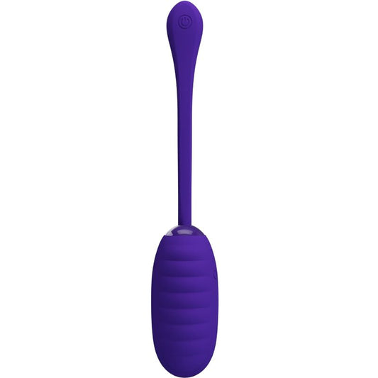 PRETTY LOVE - KIRK RECHARGEABLE VIBRATING EGG PURPLE - ToysByMonk