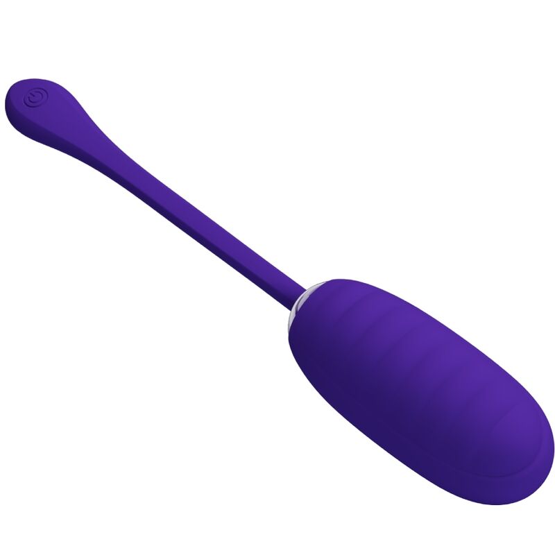 PRETTY LOVE - KIRK RECHARGEABLE VIBRATING EGG PURPLE - ToysByMonk