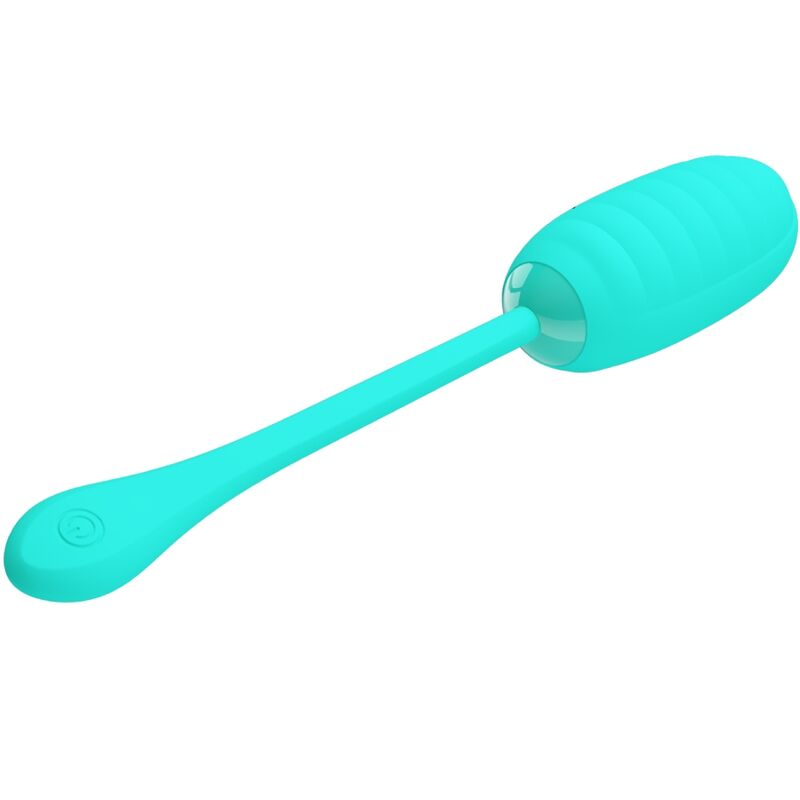 PRETTY LOVE - KIRK RECHARGEABLE VIBRATING EGG AQUA GREEN - ToysByMonk