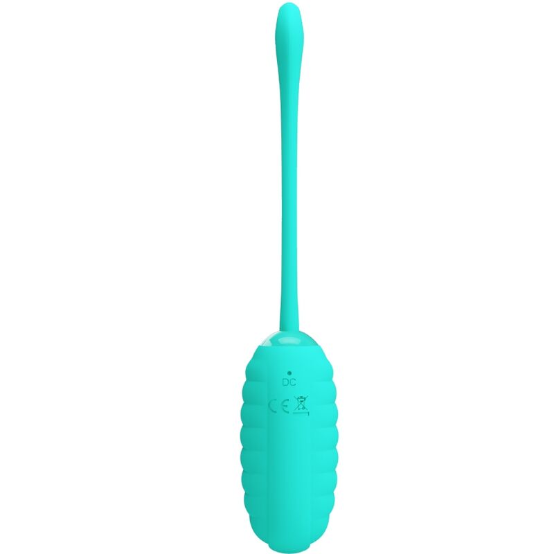 PRETTY LOVE - KIRK RECHARGEABLE VIBRATING EGG AQUA GREEN - ToysByMonk