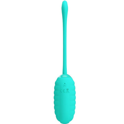 PRETTY LOVE - KIRK RECHARGEABLE VIBRATING EGG AQUA GREEN PRETTY LOVE SMART