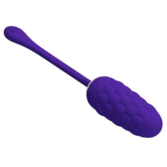 PRETTY LOVE - VIBRATING EGG WITH PURPLE RECHARGEABLE MARINE TEXTURE - ToysByMonk