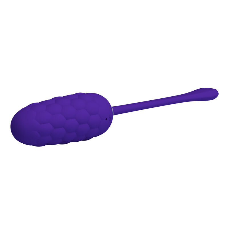 PRETTY LOVE - VIBRATING EGG WITH PURPLE RECHARGEABLE MARINE TEXTURE - ToysByMonk