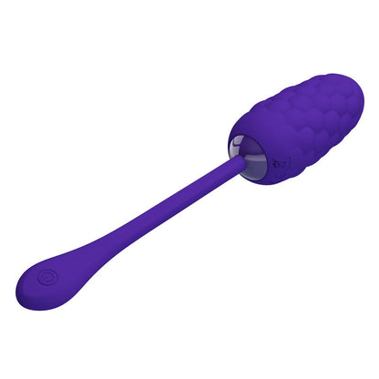 PRETTY LOVE - VIBRATING EGG WITH PURPLE RECHARGEABLE MARINE TEXTURE - ToysByMonk
