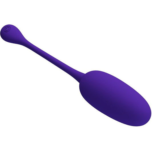 PRETTY LOVE - KNUCKER PURPLE RECHARGEABLE VIBRATING EGG - ToysByMonk