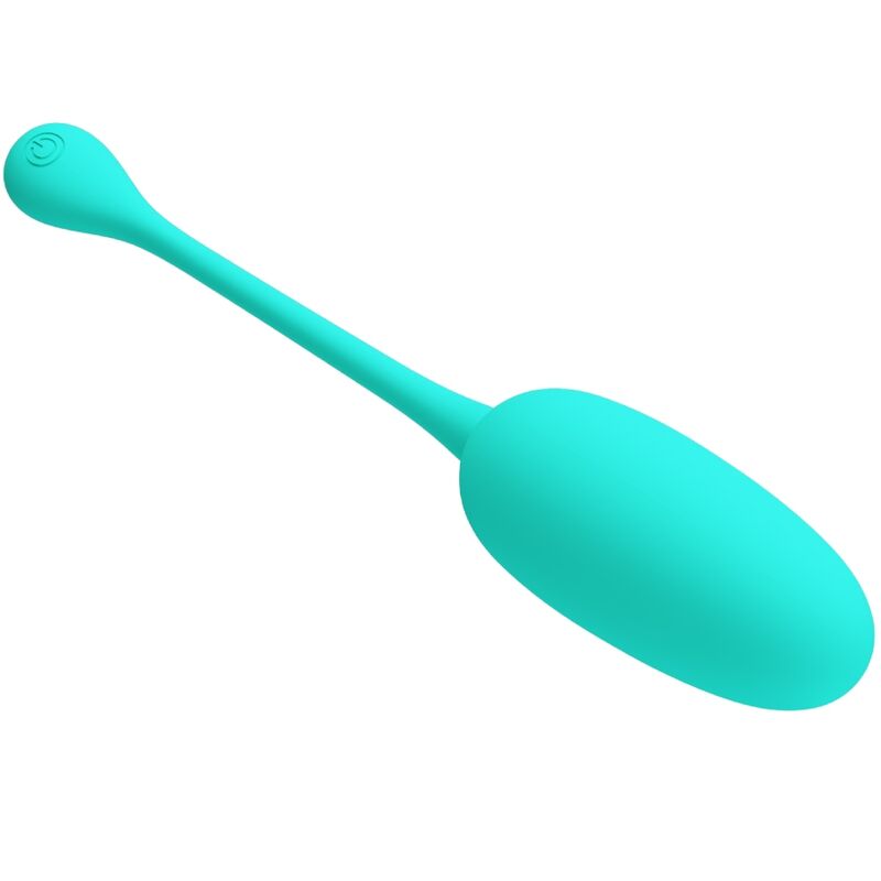 PRETTY LOVE - KNUCKER WATER GREEN RECHARGEABLE VIBRATING EGG PRETTY LOVE FLIRTATION