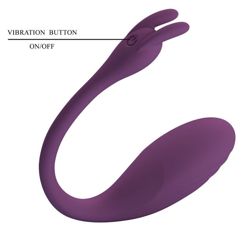 PRETTY LOVE - CATALINA VIBRATOR APP REMOTE CONTROL PURPLE PRETTY LOVE LED