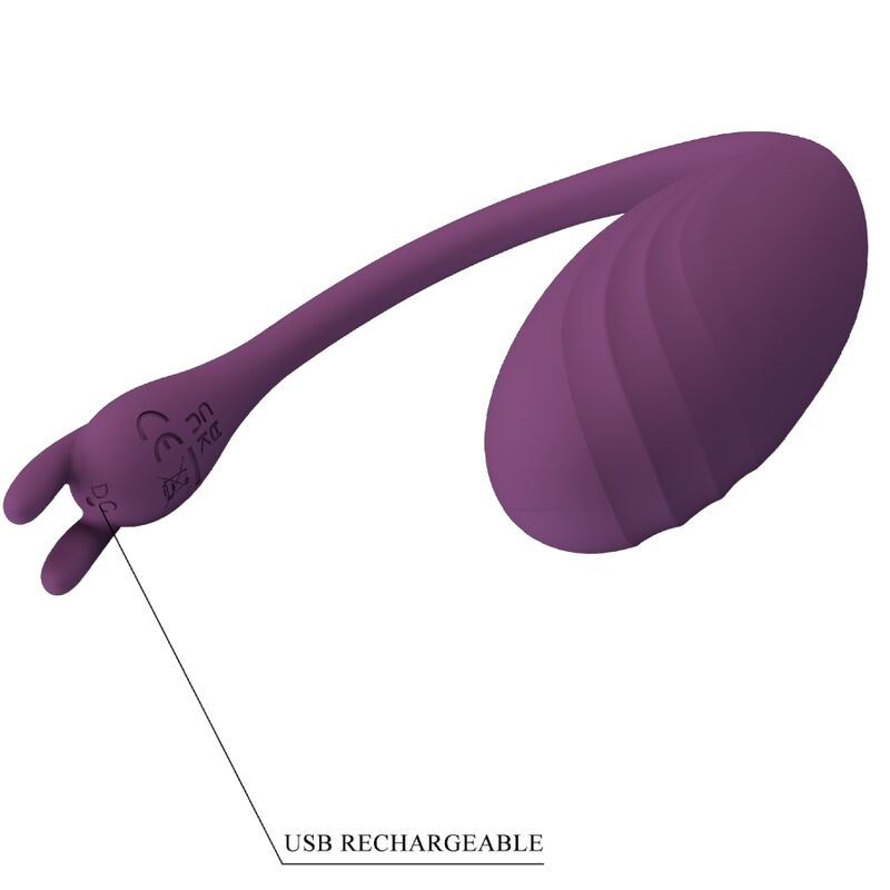 PRETTY LOVE - CATALINA VIBRATOR APP REMOTE CONTROL PURPLE PRETTY LOVE LED