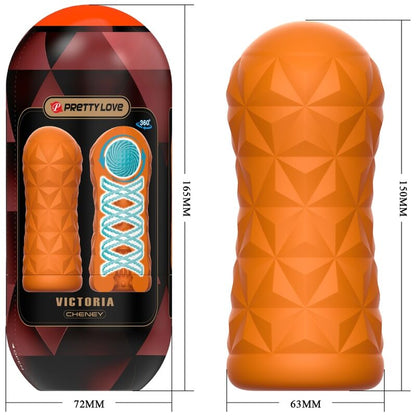 PRETTY LOVE - VICTORIA CHENEY MASTURBATOR ORANGE PRETTY LOVE MALE