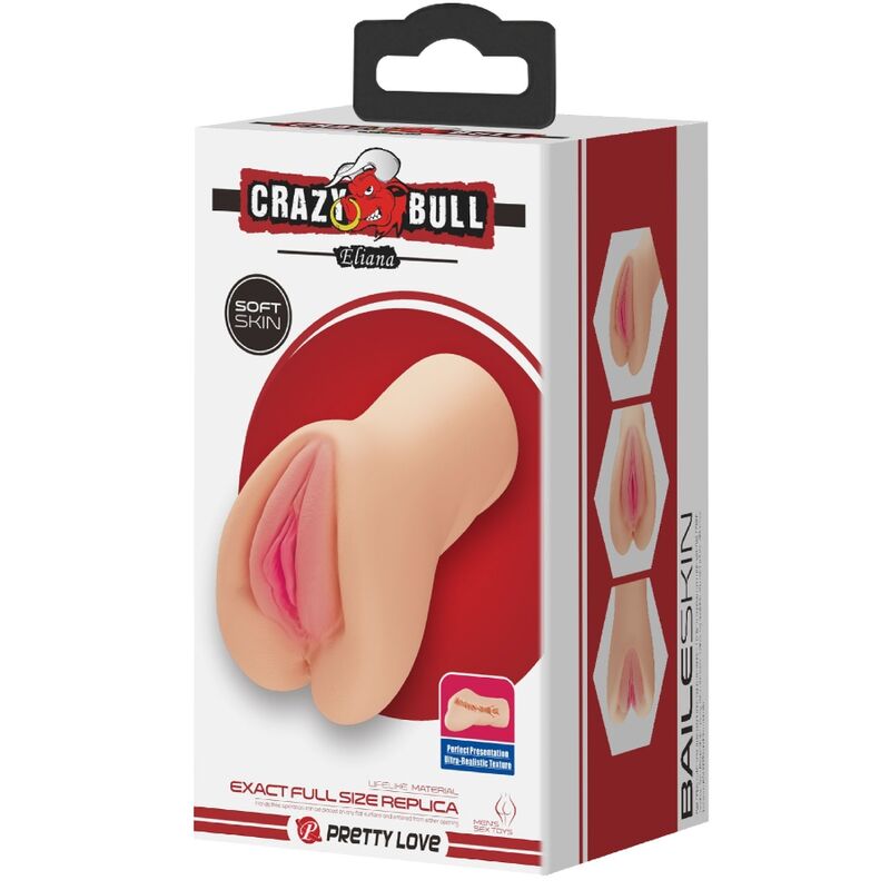 CRAZY BULL - ELIANA VAGINA-SHAPED MASTUBADOR - ToysByMonk