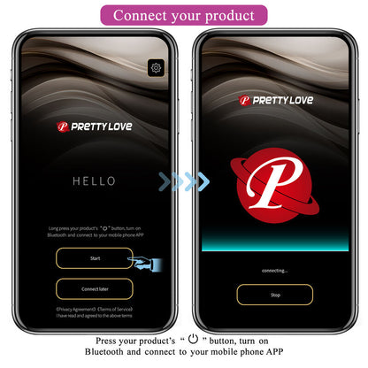 PRETTY LOVE - HECTOR ELECTROSHOCK VIBRATOR BY APP CONTROL PURPLE PRETTY LOVE HIGH GRADE