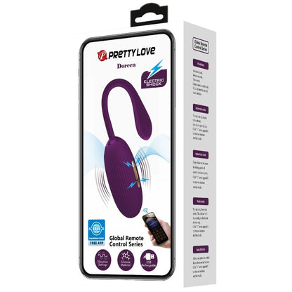 PRETTY LOVE - DOREEN PURPLE RECHARGEABLE VIBRATING EGG PRETTY LOVE SMART