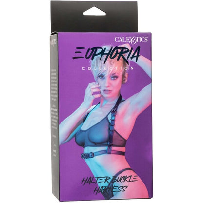 CALEXOTICS - EUPHORIA HALTER BUCKLE HARNESS BLACK - ToysByMonk