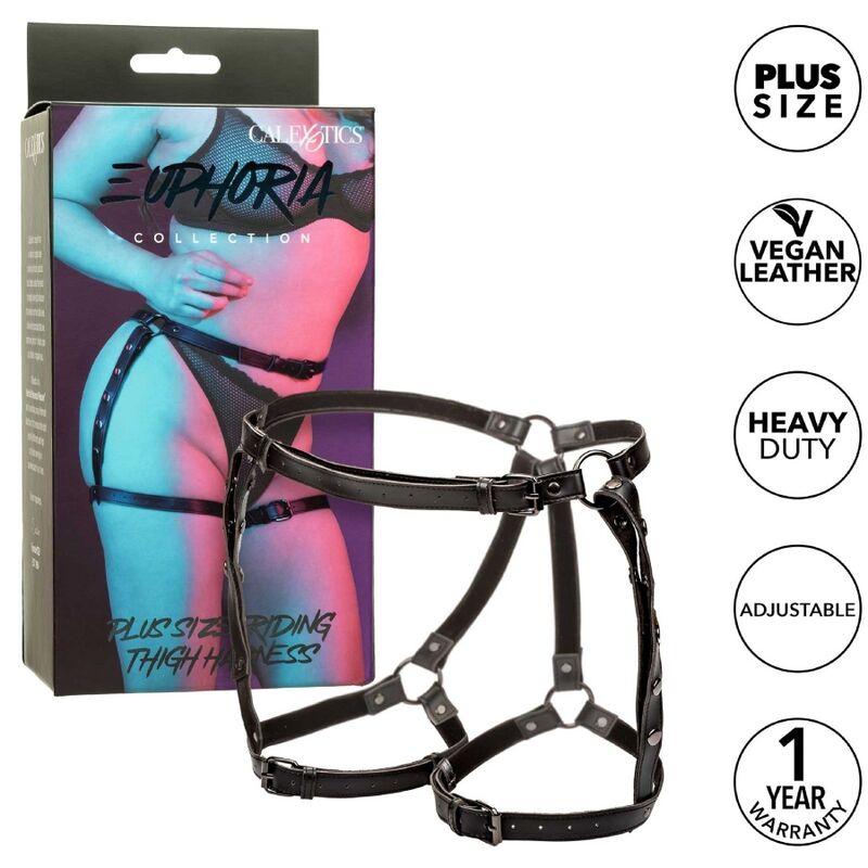 CALEXOTICS - EUPHORIA PLUS SIZE RIDING THIGH HARNESS - ToysByMonk