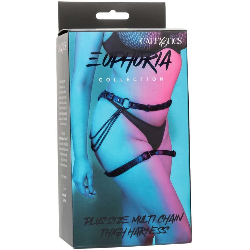 CALEXOTICS - EUPHORIA PLUS SIZE MULTI CHAIN THIGH HARNESS - ToysByMonk