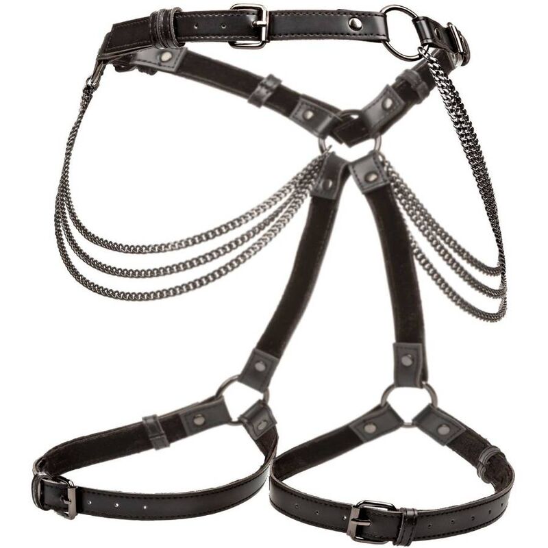 CALEXOTICS - EUPHORIA PLUS SIZE MULTI CHAIN THIGH HARNESS - ToysByMonk