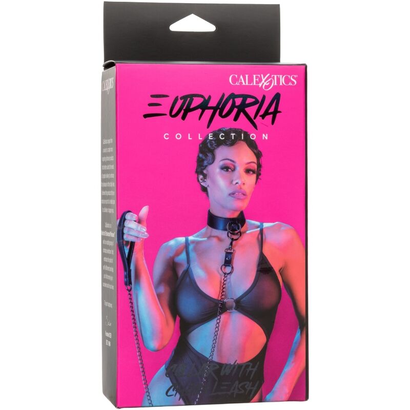 CALEXOTICS - EUPHORIA COLLAR WITH CHAIN LEASH CALEXOTICS