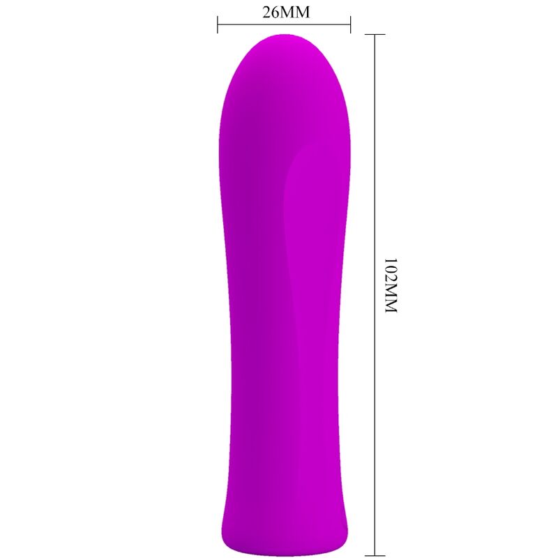 PRETTY LOVE - ALFREDA SUPER POWER VIBRATOR VIOLET - ToysByMonk