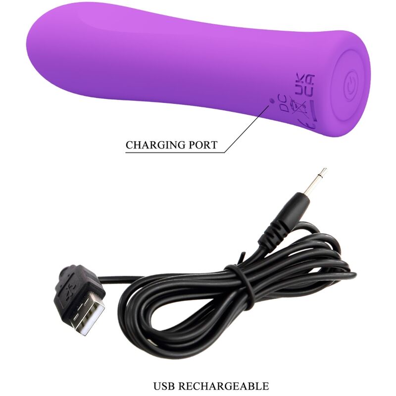 PRETTY LOVE - ALFREDA SUPER POWER VIBRATOR AQUA PURPLE PRETTY LOVE FLIRTATION