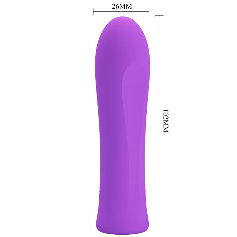 PRETTY LOVE - ALFREDA SUPER POWER VIBRATOR AQUA PURPLE - ToysByMonk