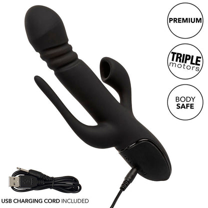 CALEXOTICS - VIBRATOR TRIPLE EUPHORIA BLACK CALEXOTICS