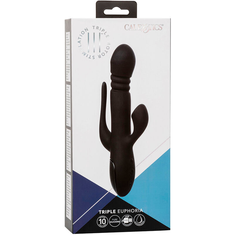 CALEXOTICS - VIBRATOR TRIPLE EUPHORIA BLACK CALEXOTICS