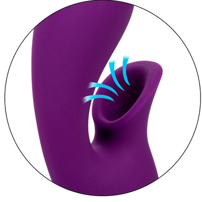 CALEXOTICS - HUNTINGTON BEACH HEARTBREAKER STIMULATOR & SUCKER PURPLE BY CALIFORNIA DREAMING - ToysByMonk