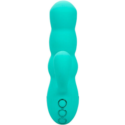 CALEXOTICS - DEL MAR DIVA VIBRATOR RABBIR AQUA GREEN BY CALIFORNIA DREAMING CALEXOTICS