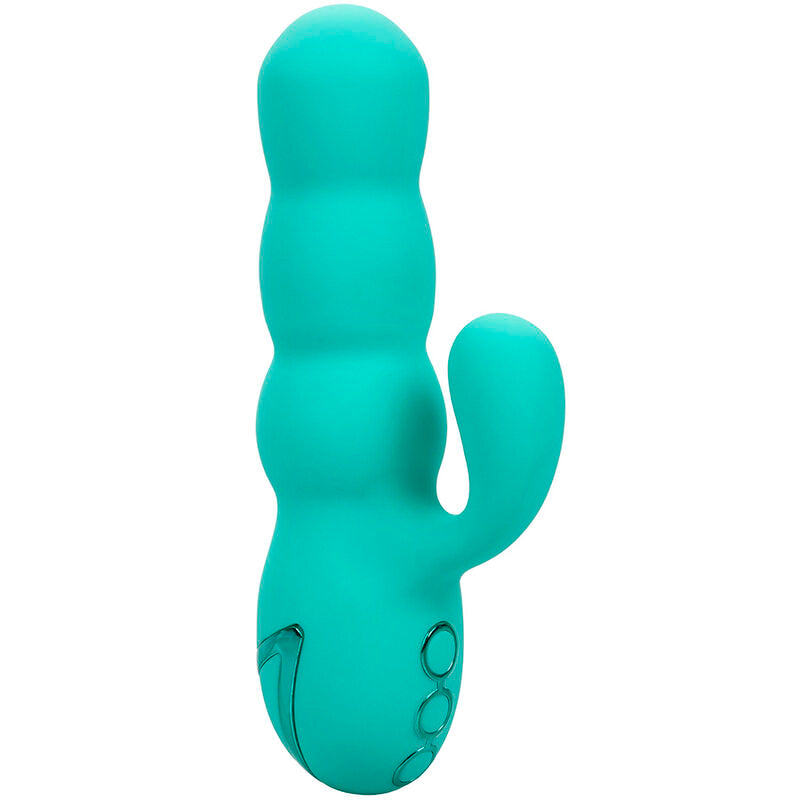 CALEXOTICS - DEL MAR DIVA VIBRATOR RABBIR AQUA GREEN BY CALIFORNIA DREAMING - ToysByMonk