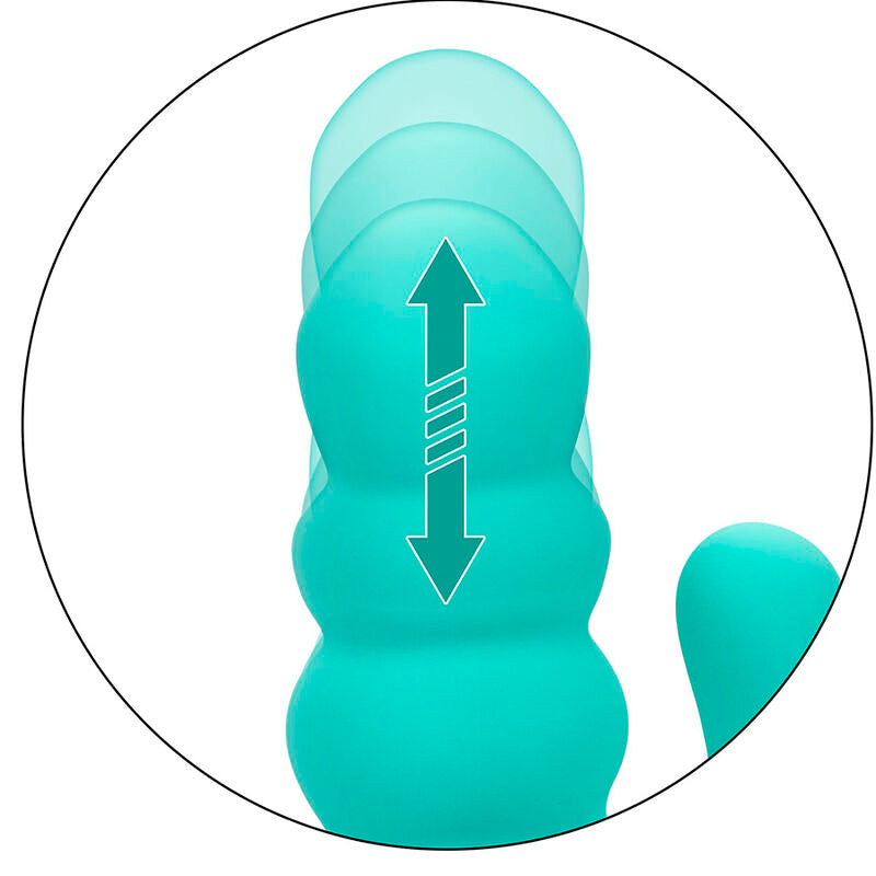 CALEXOTICS - DEL MAR DIVA VIBRATOR RABBIR AQUA GREEN BY CALIFORNIA DREAMING CALEXOTICS