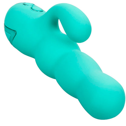 CALEXOTICS - DEL MAR DIVA VIBRATOR RABBIR AQUA GREEN BY CALIFORNIA DREAMING CALEXOTICS