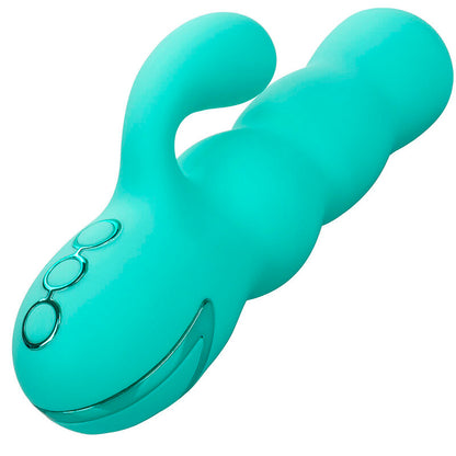 CALEXOTICS - DEL MAR DIVA VIBRATOR RABBIR AQUA GREEN BY CALIFORNIA DREAMING - ToysByMonk