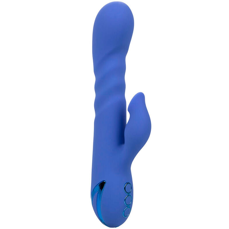 CALEXOTICS - L.A LOVE VIBRATOR & SUCKER BLUE BY CALIFORNIA DREAMING - ToysByMonk