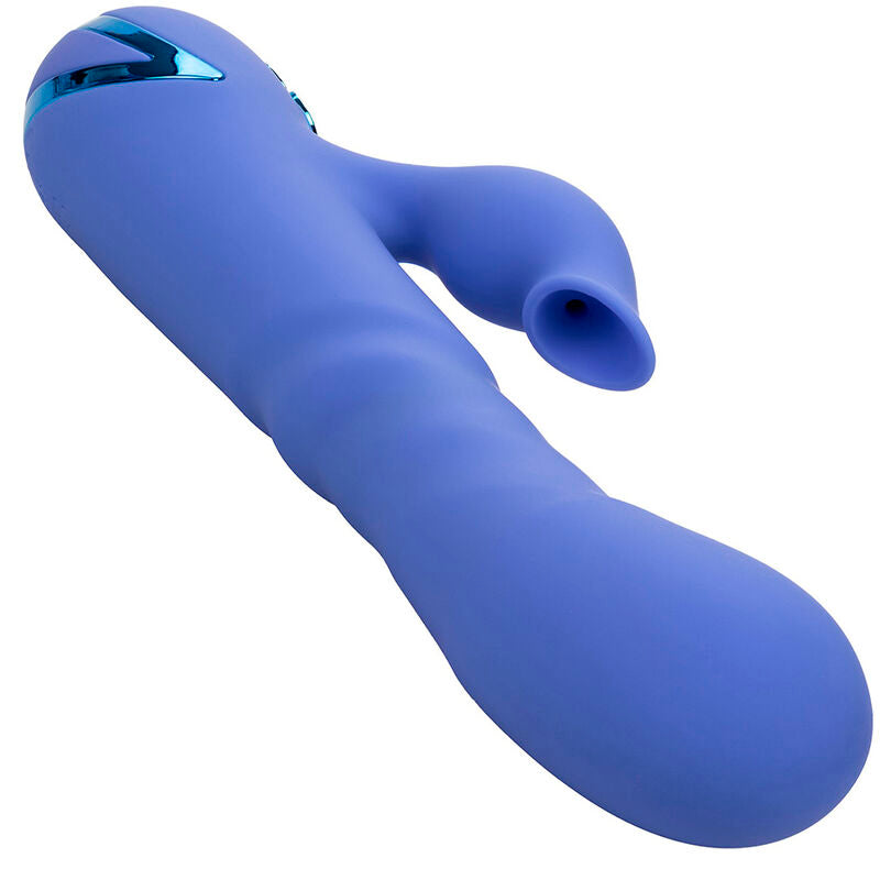 CALEXOTICS - L.A LOVE VIBRATOR & SUCKER BLUE BY CALIFORNIA DREAMING - ToysByMonk