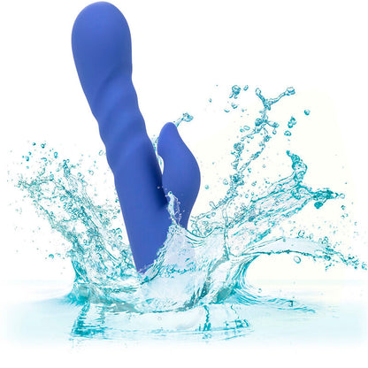 CALEXOTICS - L.A LOVE VIBRATOR & SUCKER BLUE BY CALIFORNIA DREAMING - ToysByMonk