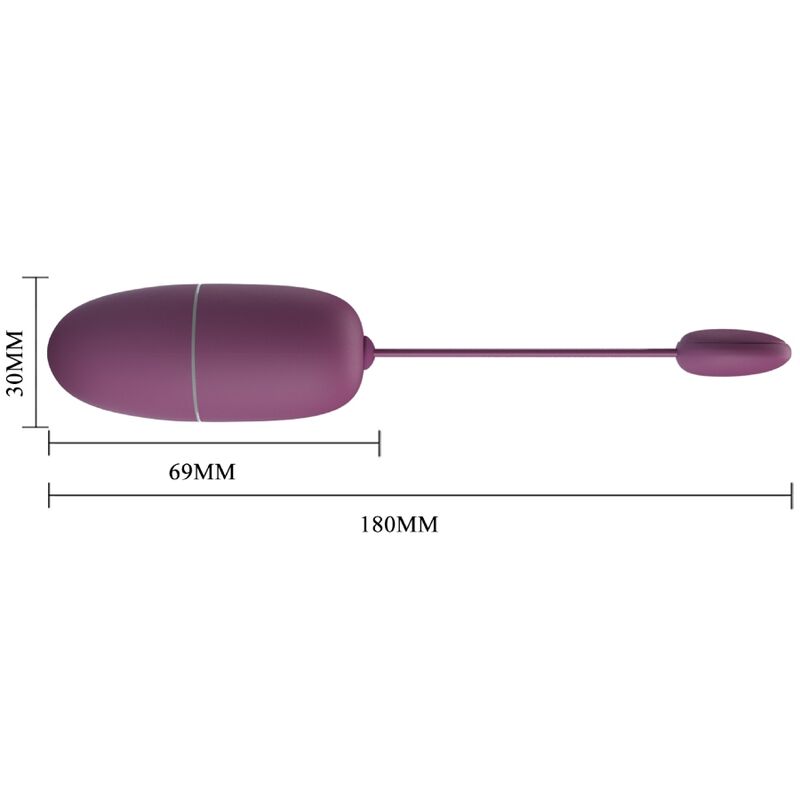 PRETTY LOVE - NYMPH VIBRATING EGG APP CONTROLLED LILA PRETTY LOVE BOTTOM