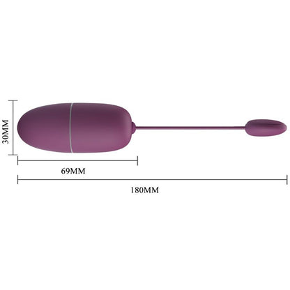 PRETTY LOVE - NYMPH VIBRATING EGG APP CONTROLLED LILA PRETTY LOVE BOTTOM